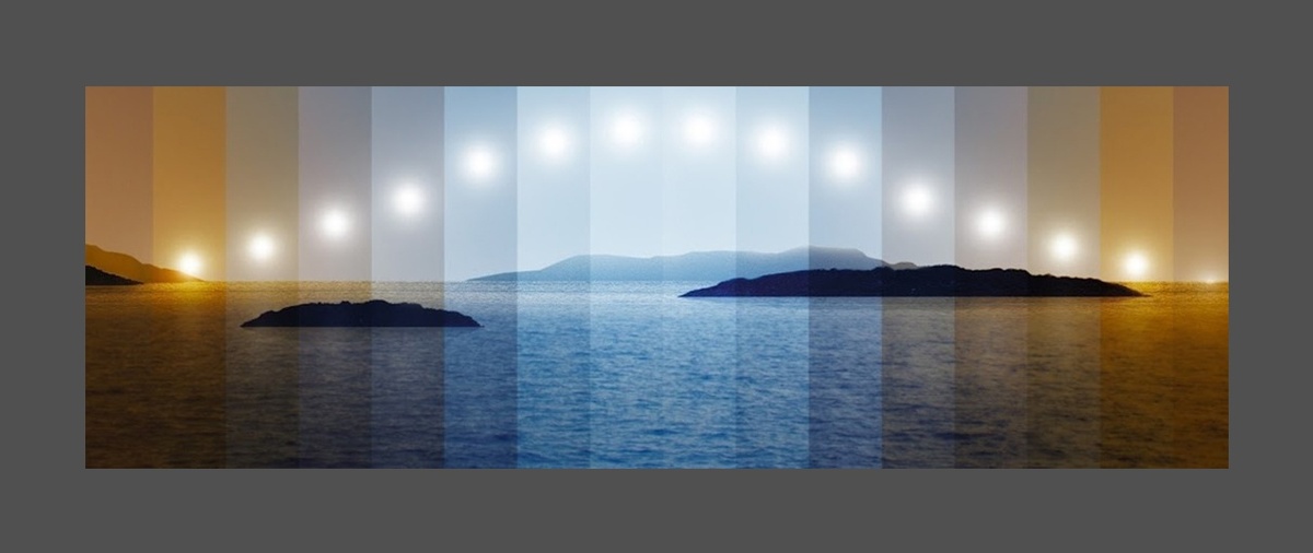 Image of timelapse of sunrise and sunset