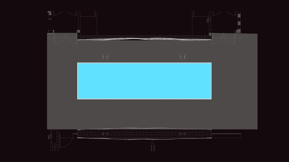 Floor Map indicating activation area for The Skywalk