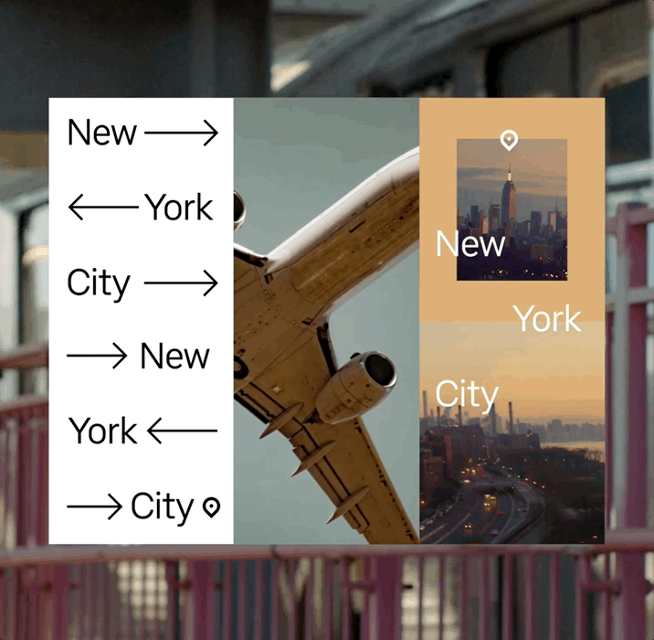 Video cycling through imagery from NYC